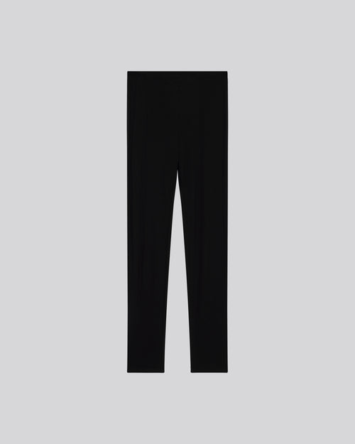 Leggings de viscosa y elastano negro - MAJESTIC FILATURES