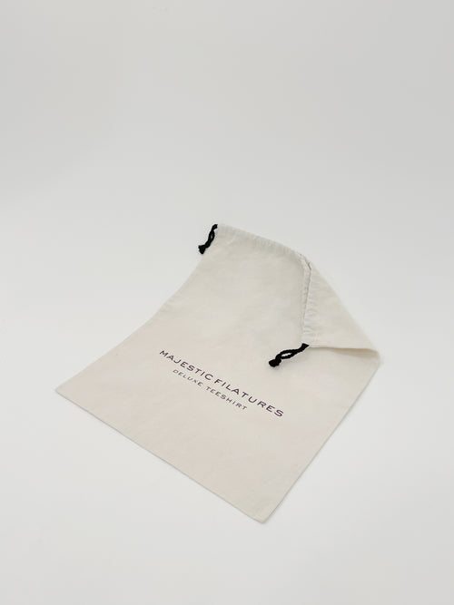 White Pouch Small 35x25cm - MAJESTIC FILATURES