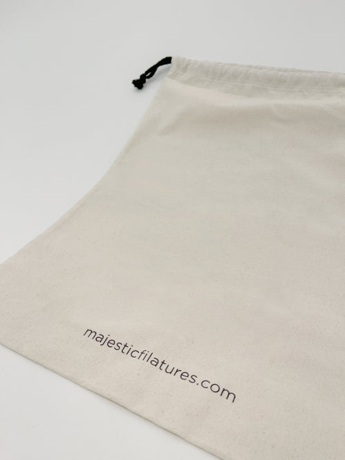 White Pouch Small 35x25cm - MAJESTIC FILATURES