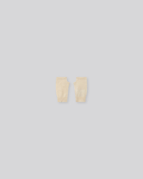 White Raccon wool / Polyamide mittens - MAJESTIC FILATURES