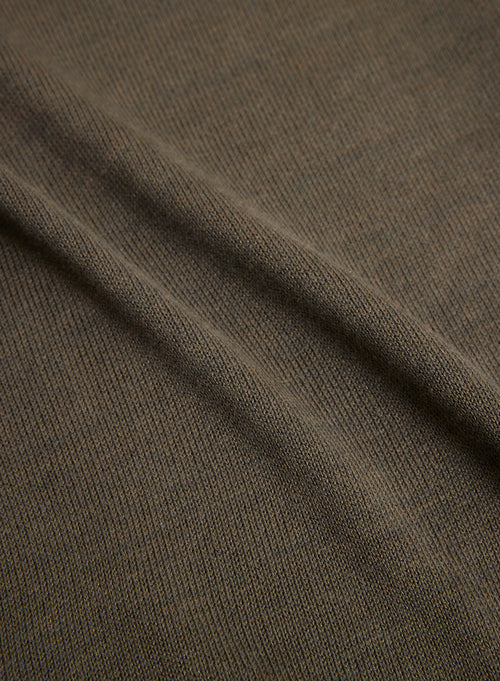 Green Polo Shirt with Short Sleeves in Silk / Viscose - MAJESTIC FILATURES