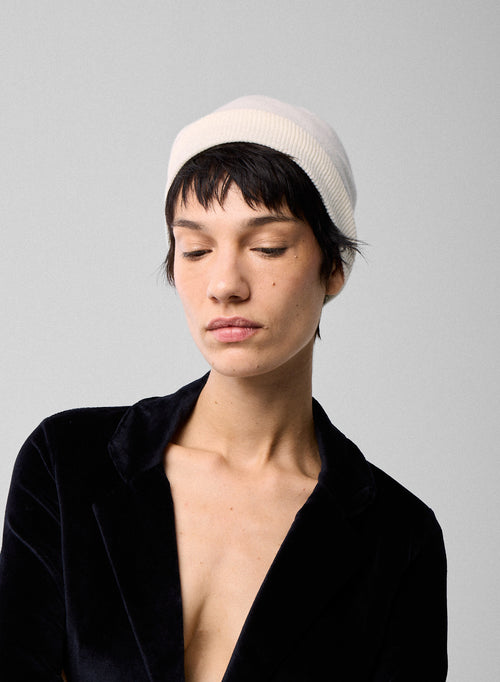 Gorro Blanco de Cachemir - MAJESTIC FILATURES
