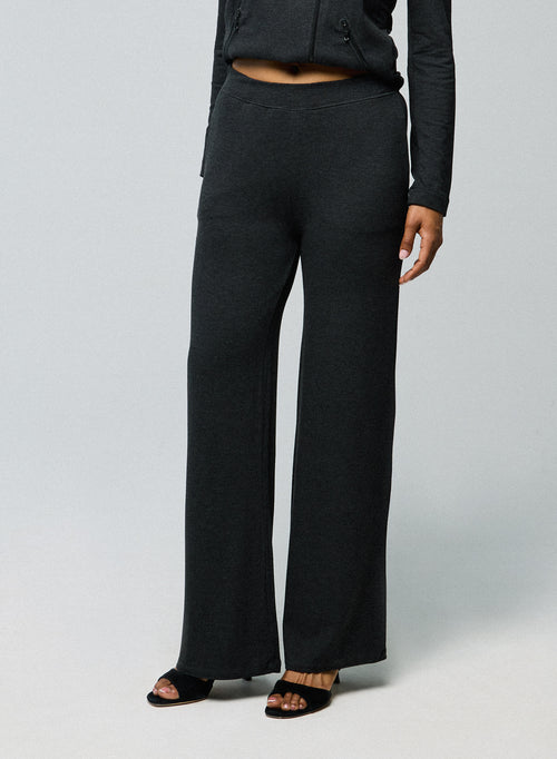 Graue Hose aus Viskose/Elasthan - MAJESTIC FILATURES