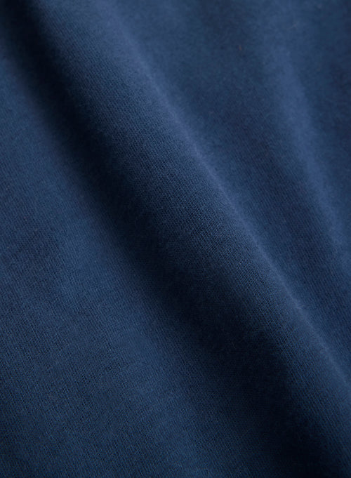 Blue Long Sleeve Organic Cotton Shirt - MAJESTIC FILATURES