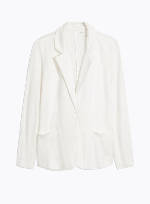 Chaqueta blanca de manga larga - MAJESTIC FILATURES