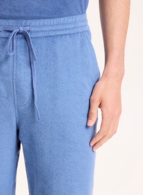Pantalones Azul Algodón Orgánico / Modal - MAJESTIC FILATURES