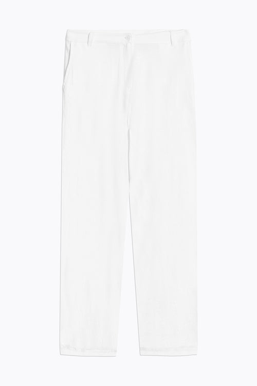 White organic cotton pants - MAJESTIC FILATURES