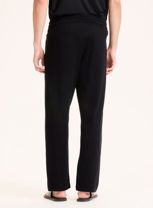 Pantalon Noir en Coton organique - MAJESTIC FILATURES