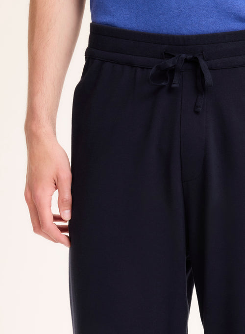 Pantalon Marine en Coton organique - MAJESTIC FILATURES