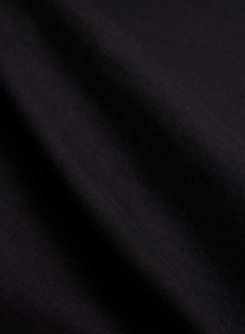 Pantalon Noir en Lyocell / Tencel / Coton organique - MAJESTIC FILATURES