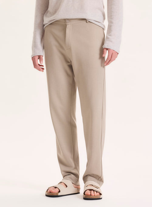 Graue Hose aus Lyocell / Tencel / Bio-Baumwolle - MAJESTIC FILATURES