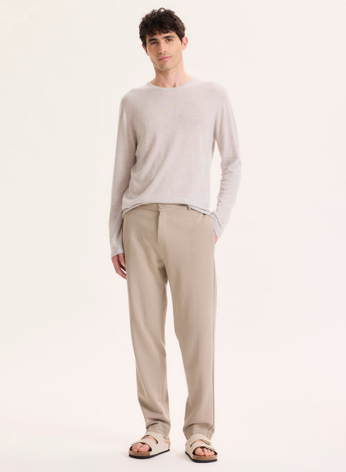 Graue Hose aus Lyocell / Tencel / Bio-Baumwolle - MAJESTIC FILATURES