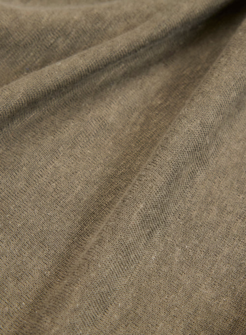 Pantalón de lino verde - MAJESTIC FILATURES