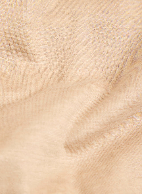 Beige Linen Pants - MAJESTIC FILATURES