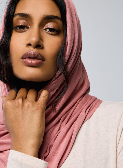 Rosa Viskose / Kaschmir Schal - MAJESTIC FILATURES