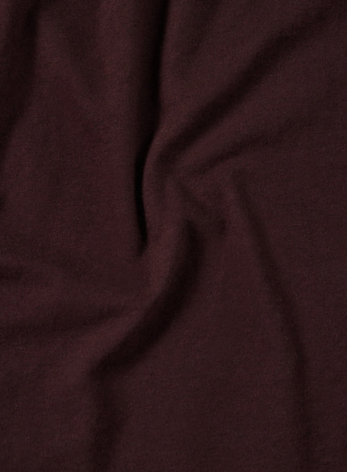 "Camiseta cuello redondo de manga larga de Algodón / Cachemira" - MAJESTIC FILATURES