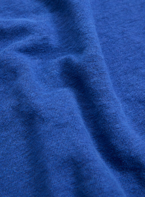Débardeur Bleu Col V en Lin / Elasthanne - MAJESTIC FILATURES