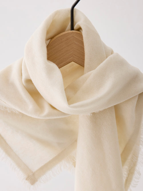 Bandana de cachemira blanca - MAJESTIC FILATURES