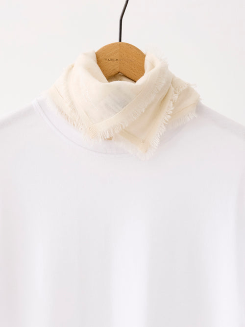 Bandana de cachemira blanca - MAJESTIC FILATURES