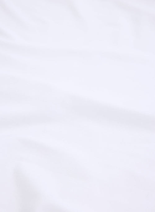 White Round Neck Long Sleeves T-shirt in Viscose / Elastane - MAJESTIC FILATURES