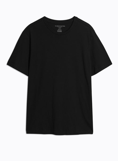 Mens round neck Silk Touch Cotton T-shirt, available on our e-shop. Secured payment. Personnalized Customer Service. - MAJESTIC FILATURES