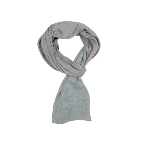 Blue/grey cotton/cashmere/cotton scarf - MAJESTIC FILATURES