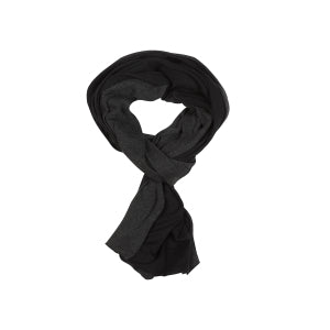 Echarpe Noir / Gris en Coton / Cachemire / Coton - MAJESTIC FILATURES