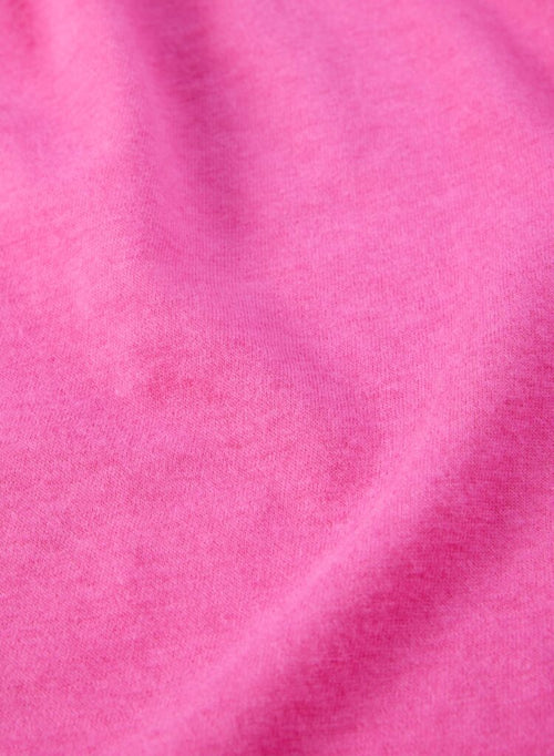 Neon Pink Long-Sleeve Shirt in Cotton and Cashmere - MAJESTIC FILATURES