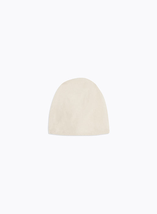 Gorro blanco en Raccoon / Poliamida - MAJESTIC FILATURES