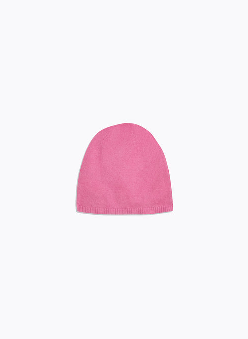 Gorro rosa en Raccoon / Poliamida - MAJESTIC FILATURES