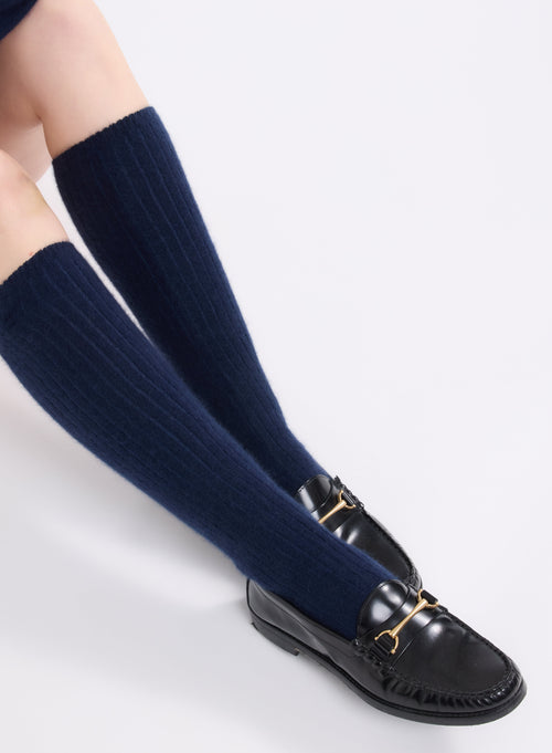 Marineblaue Socken - MAJESTIC FILATURES