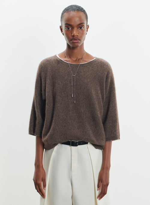 Sweater in raccoon and polyamide  - MAJESTIC FILATURES