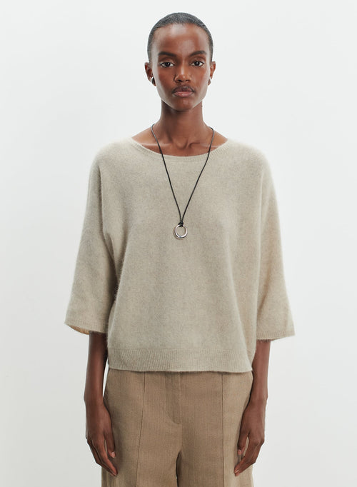 Sweater in raccoon and polyamide  - MAJESTIC FILATURES