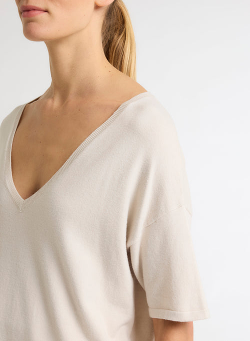 Tunisian Grey Tunisian Collar Long Sleeves - MAJESTIC FILATURES