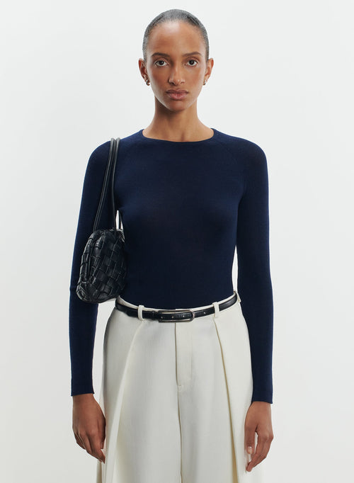 Jersey de lana merina y seda - MAJESTIC FILATURES