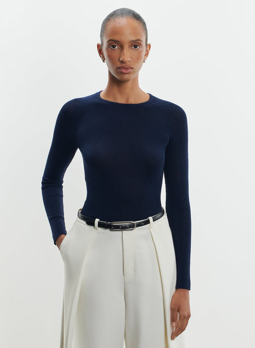 Jersey de lana merina y seda - MAJESTIC FILATURES