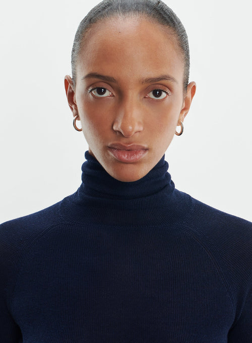 Sweater in merino wool and silk - MAJESTIC FILATURES