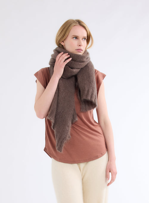 Brown Scarf - MAJESTIC FILATURES