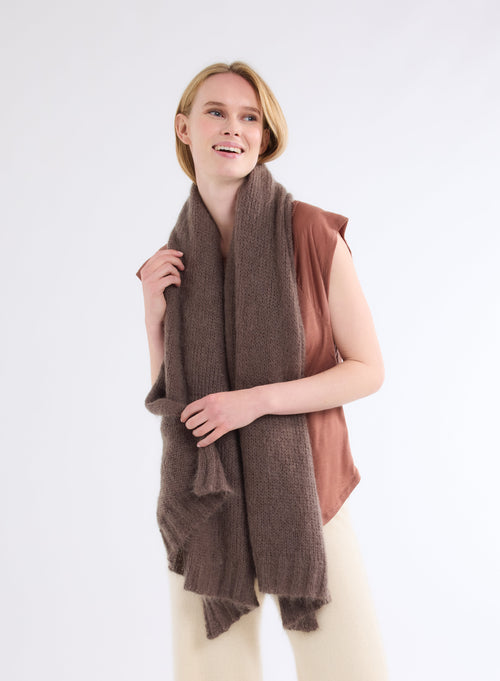 Brown Scarf - MAJESTIC FILATURES