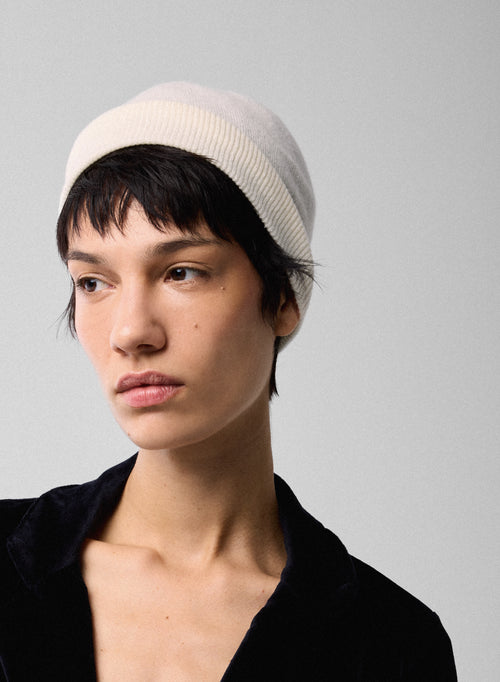 Gorro Blanco de Cachemir - MAJESTIC FILATURES