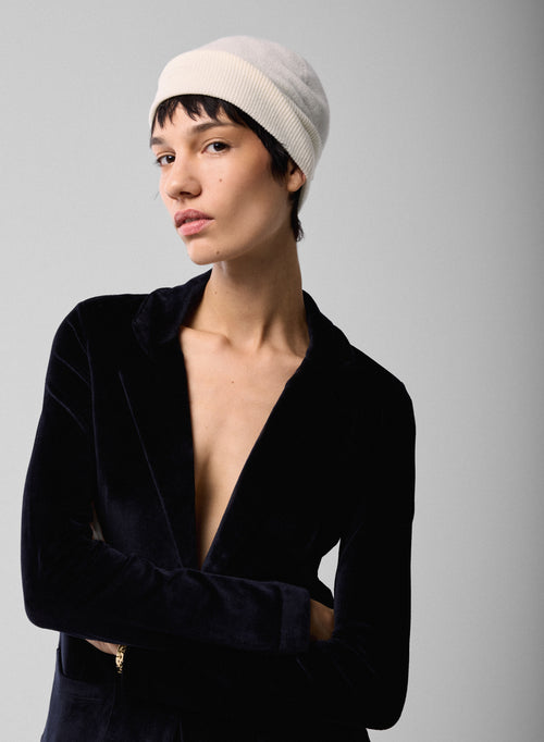 Gorro Blanco de Cachemir - MAJESTIC FILATURES