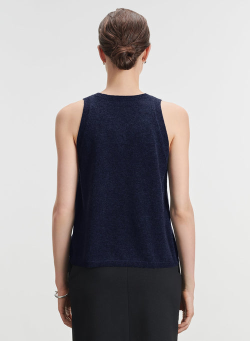 Cashmere tank top - MAJESTIC FILATURES