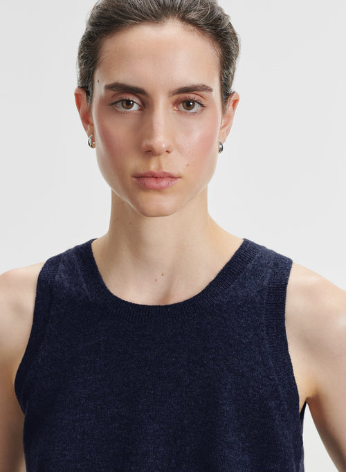Cashmere tank top - MAJESTIC FILATURES