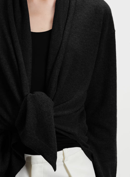 Cashmere cardigan - MAJESTIC FILATURES