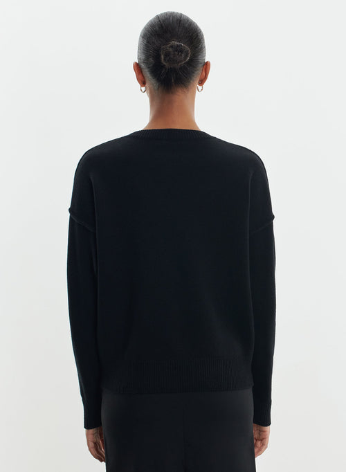 Sweater in merino wool - MAJESTIC FILATURES