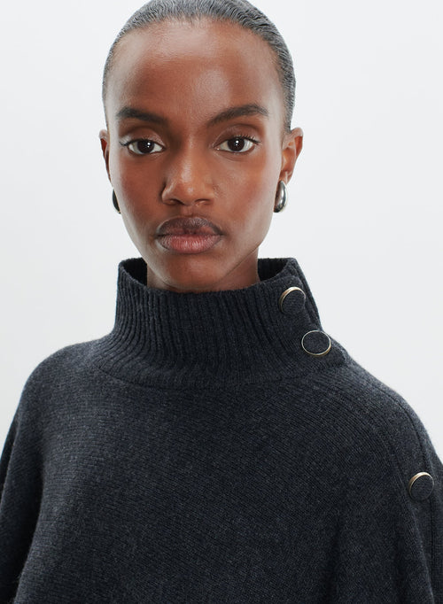 Poncho de lana merino - MAJESTIC FILATURES