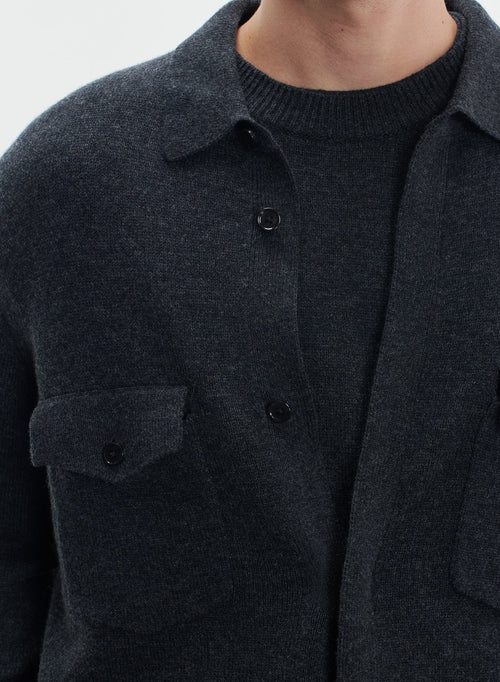 Sobrecamisa de lana merino - MAJESTIC FILATURES