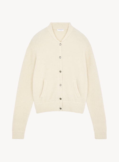 Blouson en alpaga, polyamide et élasthanne - MAJESTIC FILATURES