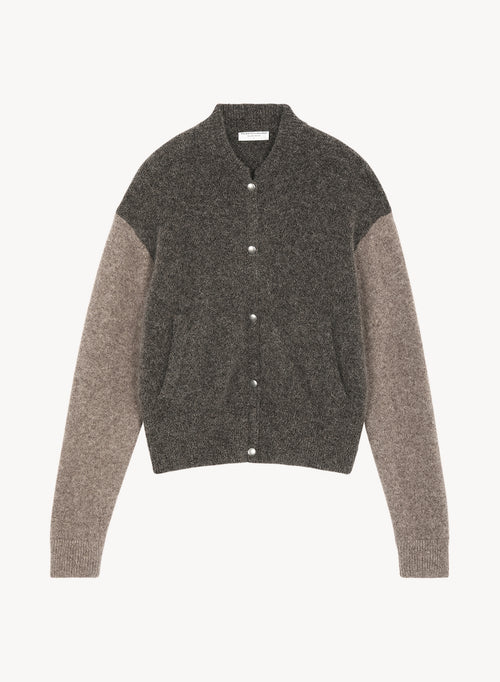 Blouson en alpaga, polyamide et élasthanne - MAJESTIC FILATURES
