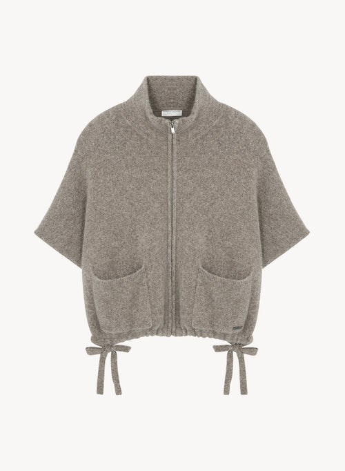 Poncho de alpaca, poliamida y elastano - MAJESTIC FILATURES